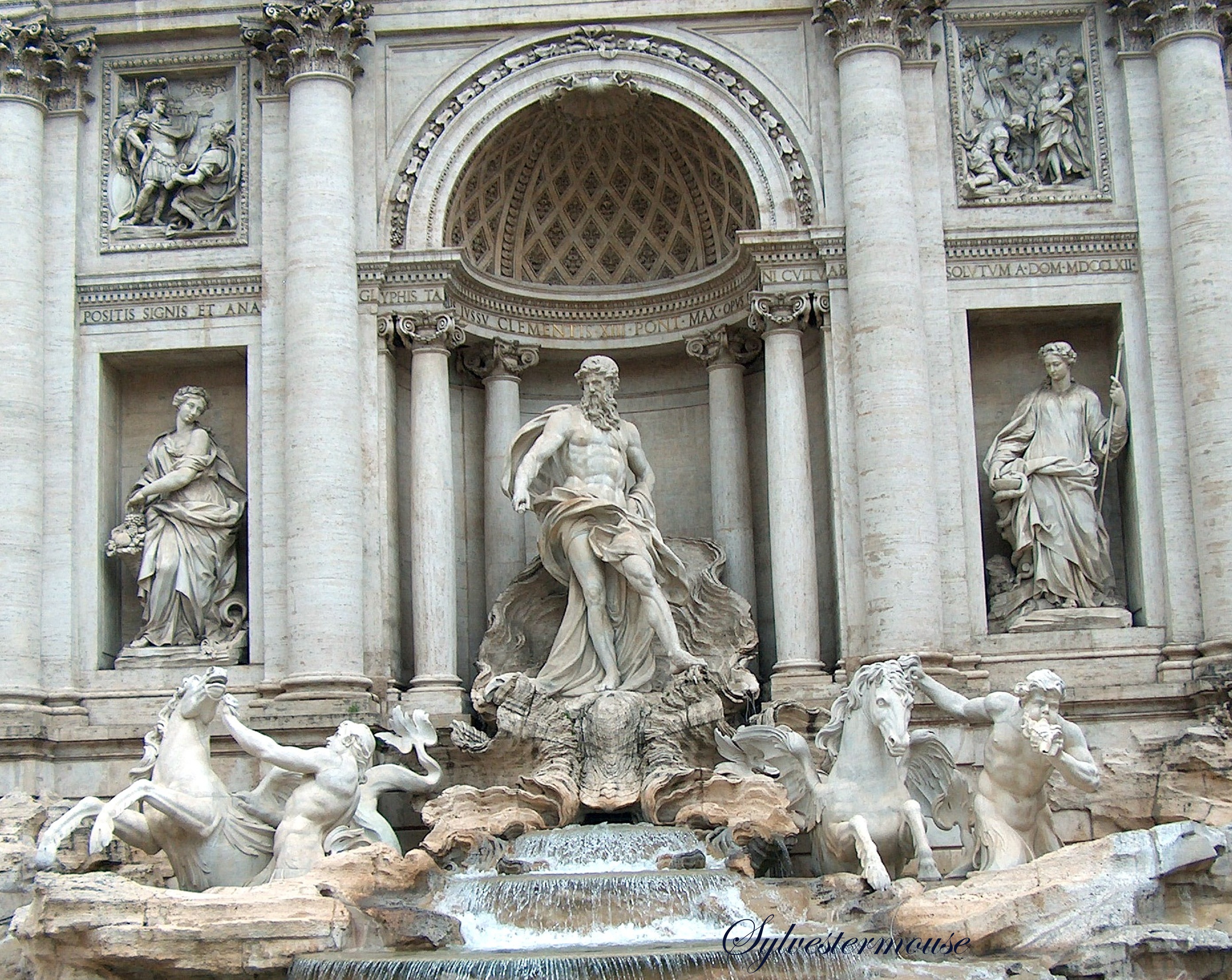 The Trevi Fountain in Rome, Italy Photography by Sylvestermouse