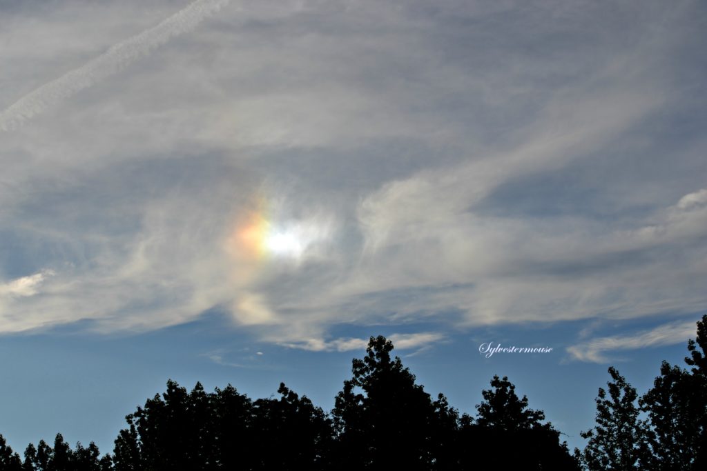 Rainbow in the Clouds Photo